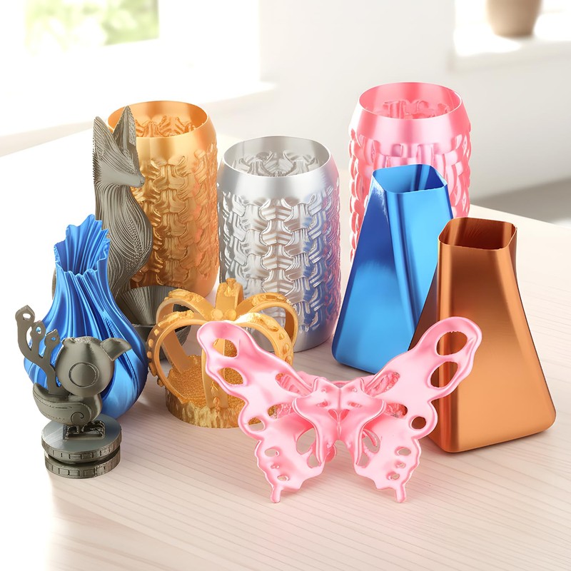 Silk PLA Filament Gold Silky Shiny 3D Printing PLA Filament