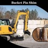 Excavator Bucket Pins Shims, 10Pcs Increase Greasing Intervals Bucket Pin