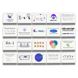 Nerdy Life STEAM NaCl Edition New 25-Card Expansion Pack Postcard Collection of Whimsical and Relatably Sarcastic Science Puns (20-Postcards)