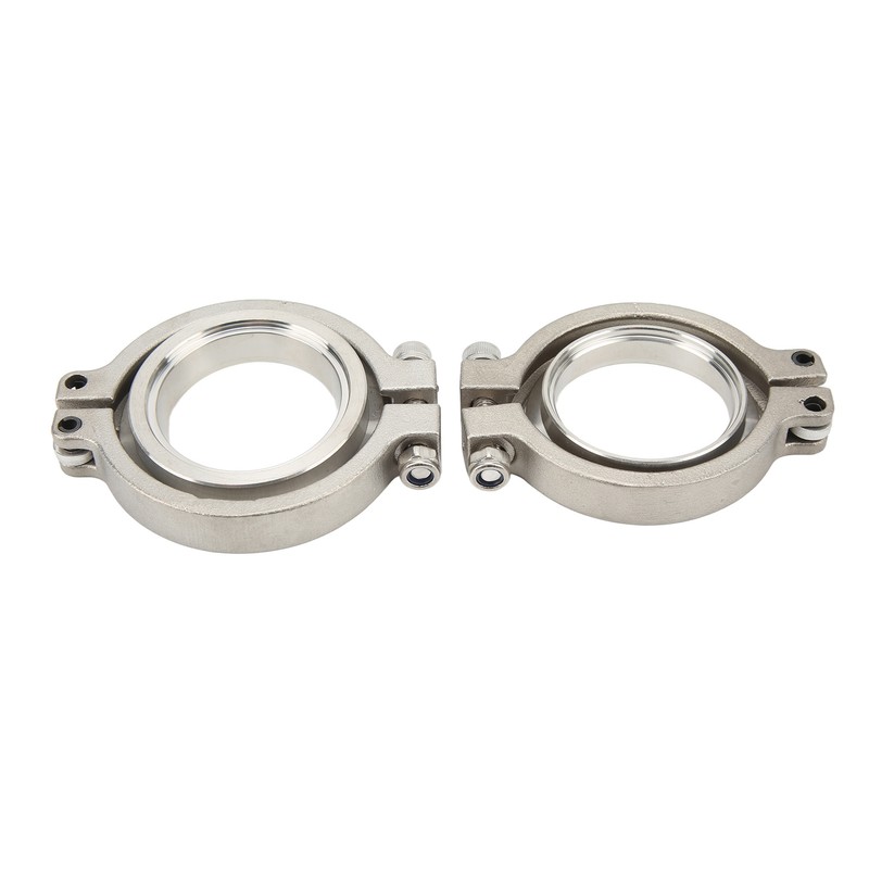 44 mm Wastegate V Band Clamp Set Stainless Steel Inlet