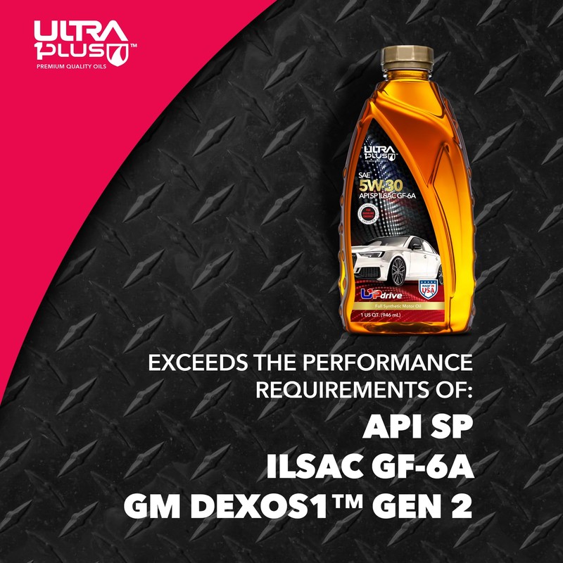 Ultra1Plus SAE 5W-30 Full Synthetic Motor Oil API SP ILSAC