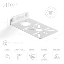 Camera Mount, WiFi Surveillance Indoor Outdoor Baby Camera Wall Mount Anti-Theft Security White