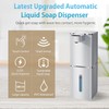 JEMISUN Automatic Liquid Soap Dispenser Touchless Soap Dispenser 380ml/12.8oz Rechargeable,