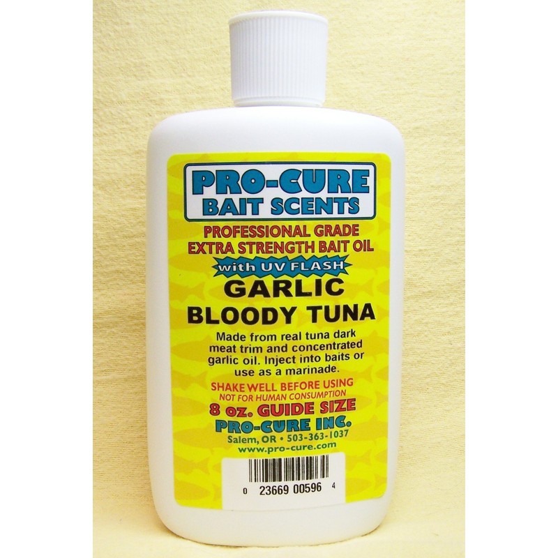 Pro-Cure Garlic Bloody Tuna Bait Oil, 8 Ounce