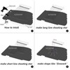 AZIMOM RGB 12LED Meteor Shooting Star Kits 600pcs 0.03in 9.8ft