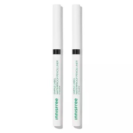 Innisfree [이니스프리] 심플라벨 워터프루프 펜슬 라이너 2개 (4종 택1) [딥브라운] [Innisfree] Simple Label Waterproof Pencil Liner 2 pcs (Choose 1 from 4 types) [Deep Brown]
