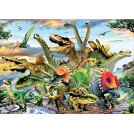 Educa 17961 500 Dinosaurier Puzzle, Multi-Coloured