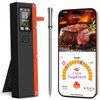 PROGRACE Smart Bluetooth Wireless Meat Thermometer: Standalone Base, WiFi Unlimited
