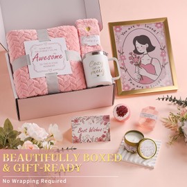 Get Well Gifts for Women After Surgery, Relaxing Spa Care Package Self Care Gift Basket, Birthday Gifts for Women, Inspirational Thinking of You Sympathy Gift for Mom Wife Grandma Friends