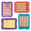 K&G High-Quality Set of 4 Stackable Storage Boxes for Sliced