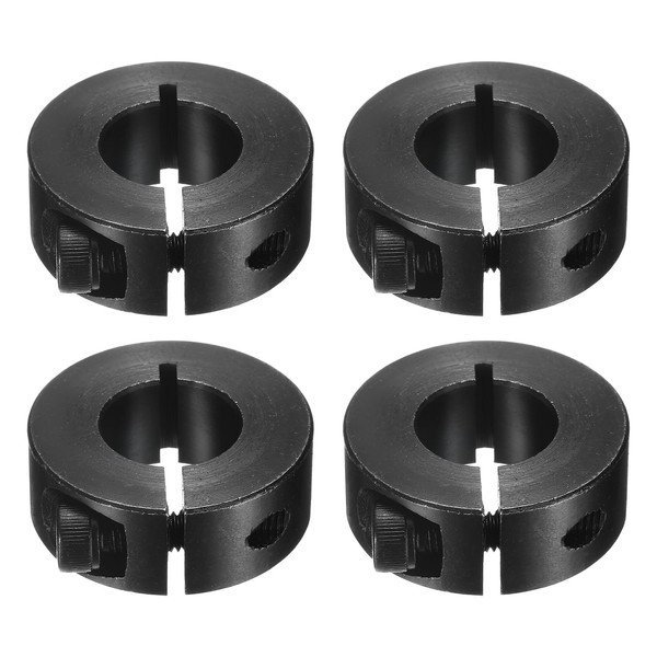 sourcing map 4Pcs Single Split Shaft Collar, 16mm Bore One