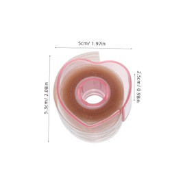 HONMEET 1 Roll Double Eyelid Tape Lace Eyelid Lifter Strips for Hooded Eyes Comfortable Natural Appearance Easy to Use for Everyday Beauty