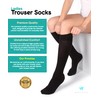 Winterlace Women’s Trouser Socks, Opaque Stretchy Nylon Knee High, Many