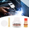 Gerioie Torch Glass Cup, Welding Torch Accessories, Gas Lens, Resistance