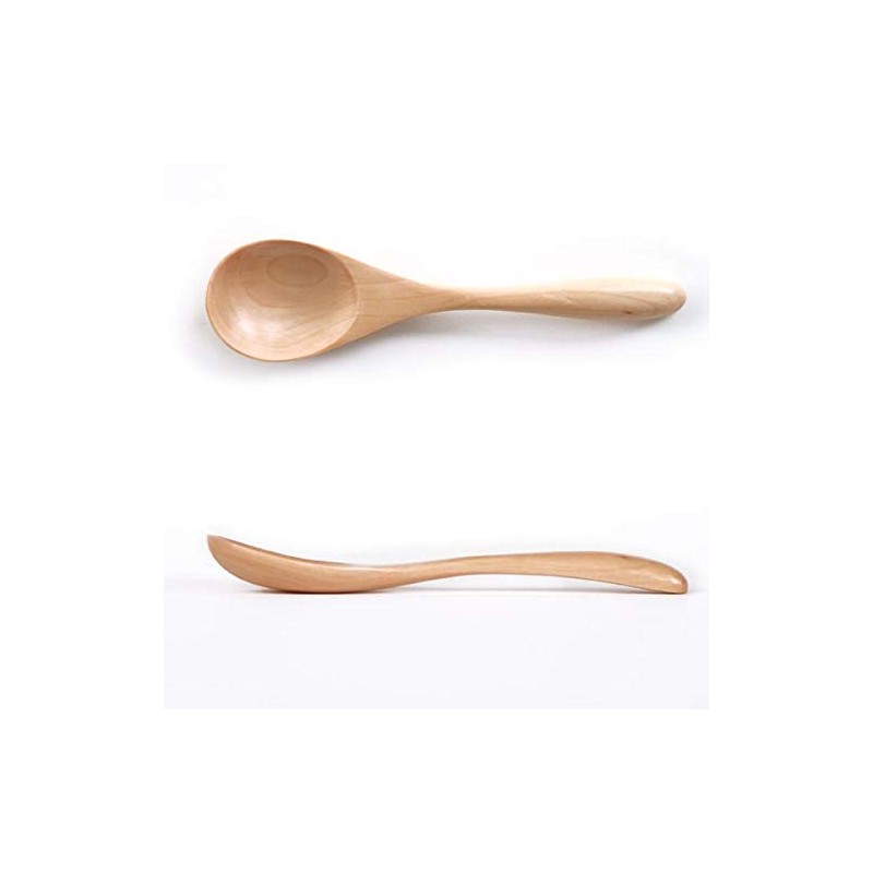 White House Wooden Soup Spoons, Set of 5, Length 6.0