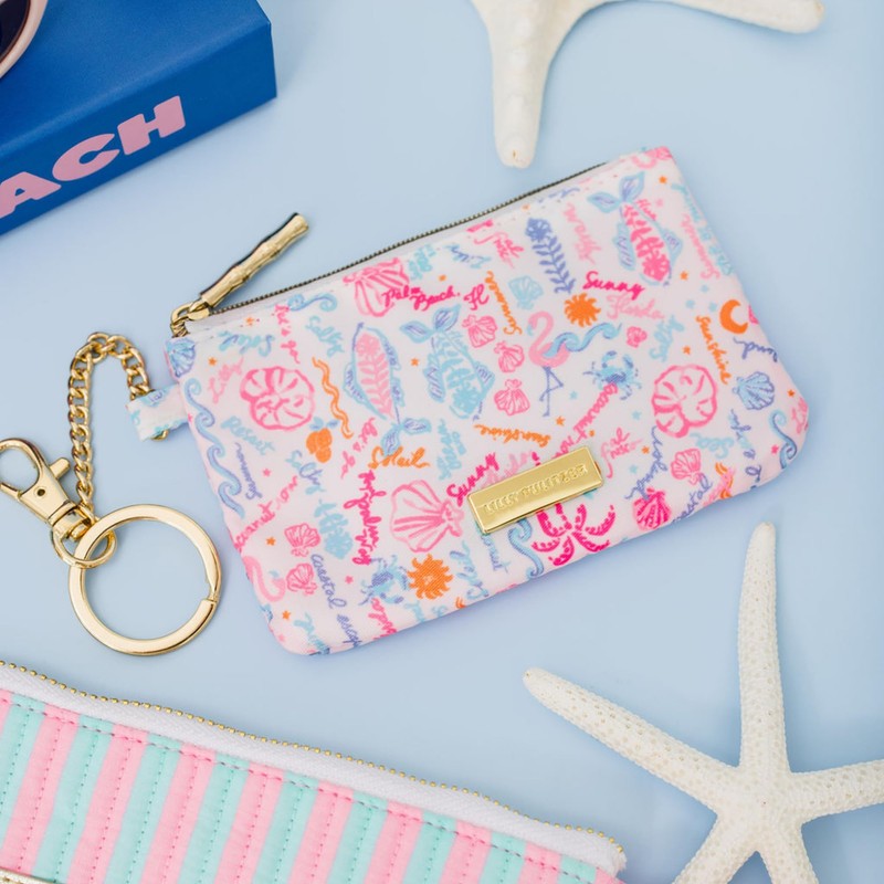 Lilly Pulitzer ID Holder Wallet, Wallet with Zip Close, Cute
