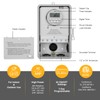 SURAIELEC Pool Timer, 7-Day Programmable Digital Box Timer Switch, 40