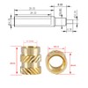 M2.5 Insertos roscados para plástico, 100 piezas M2.5 x L4