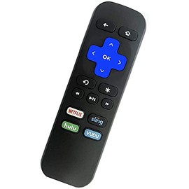 Remote Control Replaced for Roku 1 2 3 4 HD LT XS XD Roku Express 3900R Premiere 4620XB 4210XB 3900R 2500R 2700R 2450XB w/Channel Shortcut Buttons, NOT Support for Any Roku Stick or Roku TV