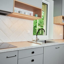 Kraken Bond 100% Clear Silicone Caulk - (2x10.1 fl.oz) Waterproof Silicone Sealant for Kitchen, Bathroom, Bathtub, Shower, Sink - Anti Shrink Caulking, 2 Pack