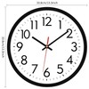 Lumuasky 14 Inch Wall Clock Battery Operated Silent Non-Ticking Large