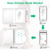 Vicloon Smart Reusable Notebook A5, Wirebound Notebook with 2 Frixion