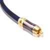 KUYIOHIFI Dual Shielded (OD 8.0mm) 1 RCA Male to 2