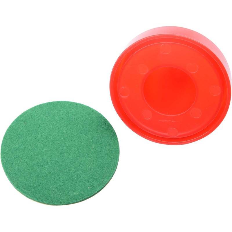MOUJUCHI Air Hockey Pushers, 60mm Light Weight Air Hockey Red