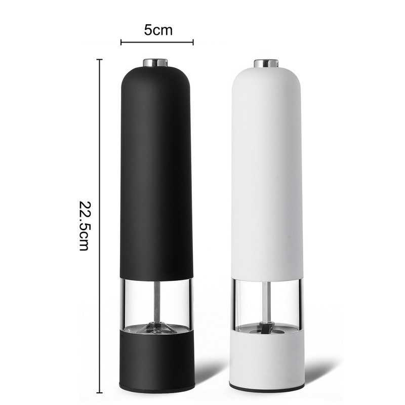 ONEIN Electric Salt and Pepper Grinder Set, ABS Pepper Mill