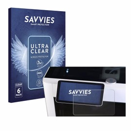 Savvies 6 Pack Screen Protector compatible with Bambu Lab X1-Carbon 3D Printer Protection Film Clear