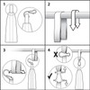 CampTeck U6833 Ab Straps Padded Hanging Ab Slings with Carabiner