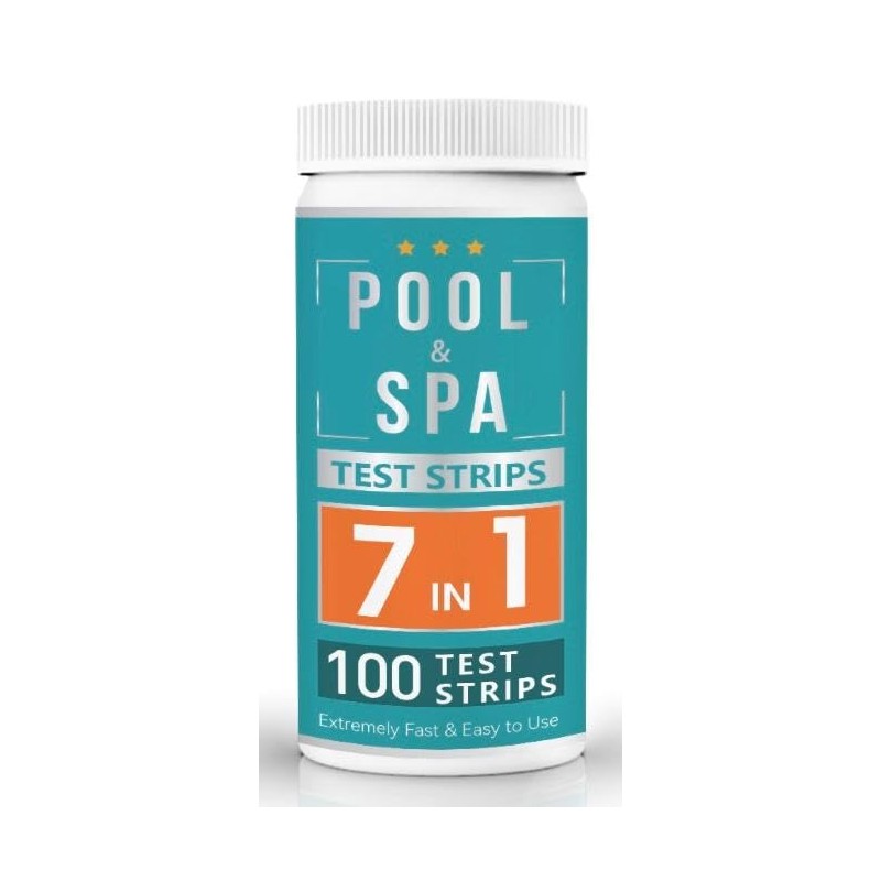 Test Strips - Hot Tub - Pool- 7 In 1-100