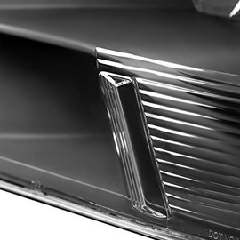 Spec-D Tuning Euro Black Clear Headlights Compatible with Dodge Ram 1500 2009-2018, 10-18 2500 3500, L+R Pair Head Light Lamp Assembly