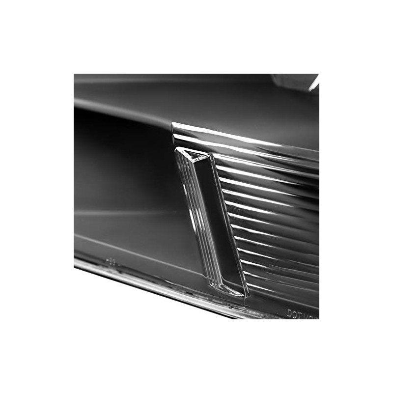 Spec-D Tuning Euro Black Clear Headlights Compatible with Dodge Ram