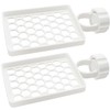 2-piece Faucet Sponge Holder and Sink Organizer - Drain Rack