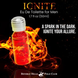 Beverly Hills Polo Club IGNITE Eau De Toilette for Men - Captivating Spicy Woody Fresh Scent Spray, 1.7 fl oz (50ml) Travel Size