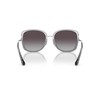 Coach HC7157D Sunglasses, Transparent Grey/Grey Gradient, 58 mm