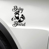 Stukk Baby on Board Vinyl Car Window Sticker 5" x