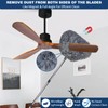20+ Ft High Reach Ceiling Fan Duster &Microfiber Feather Brush
