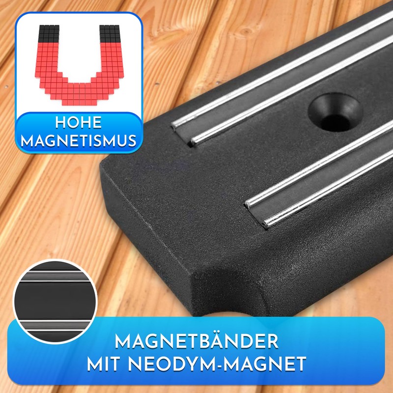 Magnetic Strip Tool 4 Pieces 33 cm x 5 cm