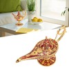 Magic Genie Lamp Red Zinc Alloy Antioxidant Fadeless Relief Pattern
