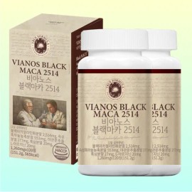 True Formula 트루포뮬러 비아노스 블랙마카 2514 1260mg 120정 2박스 마카정제 남성영양 간편섭취 대용량구성 활력관리