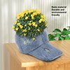 Hat Flower Pot Blue Retro Cowboy Hat Clothes Resin Plant