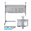 Milliard Two-Mode Adjustable Bedside Bassinet Side Sleeper Bedside Bassinet
