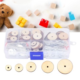 50 Set Doll Joints Teddy Bear Making Supplies DIY Craft Toy Accessories Fibreboard Disks Cotter Pin Joints