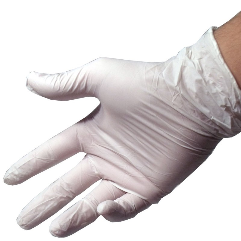 Evno No.535 Nitrile Gloves, Neolite, Powder Free, White, Size SS,