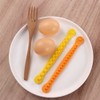 Pokinge 4 Pcs Eggs Slicers, Fancy Boiled Egg Cutter Wave