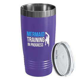 Swimmer Purple Edition Viking Tumbler 20oz - Mermaid training - Triathletes Tri Women Cycling Running Swimming Race Marathon