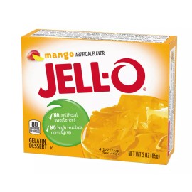 Jell-O Mango Gelatin Dessert Mix, 3 oz Box