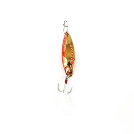 Clam Corporation 110119 Leech Flutter Spoon 1/4oz, Size 8, Red Gold